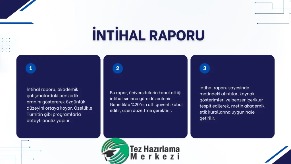 İntihal Raporu