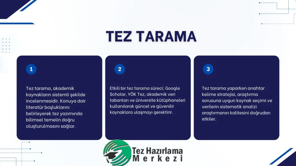 Tez Tarama