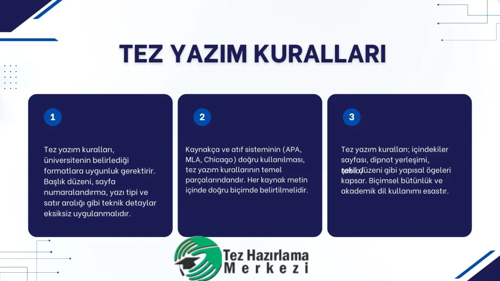 Tez Yazım Kuralları