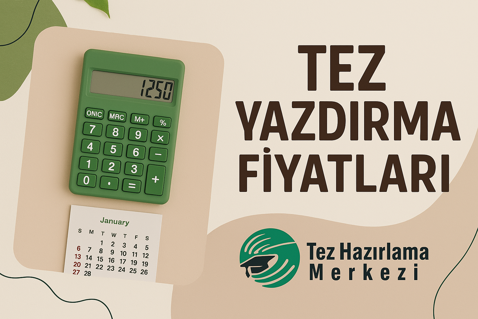 Tez Yazdırma Ücretleri 2026