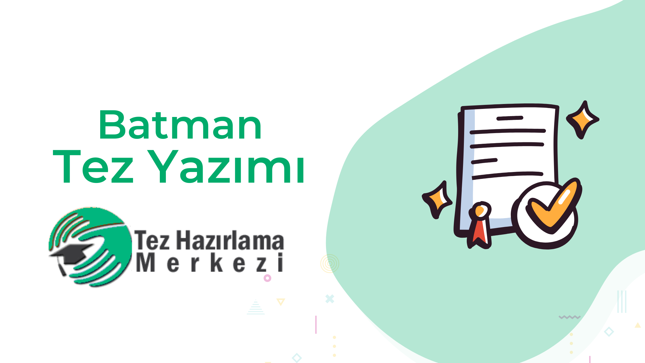 Batman Tez Yazım Merkezi | Batman Üniversitesi Tez Yazdırma