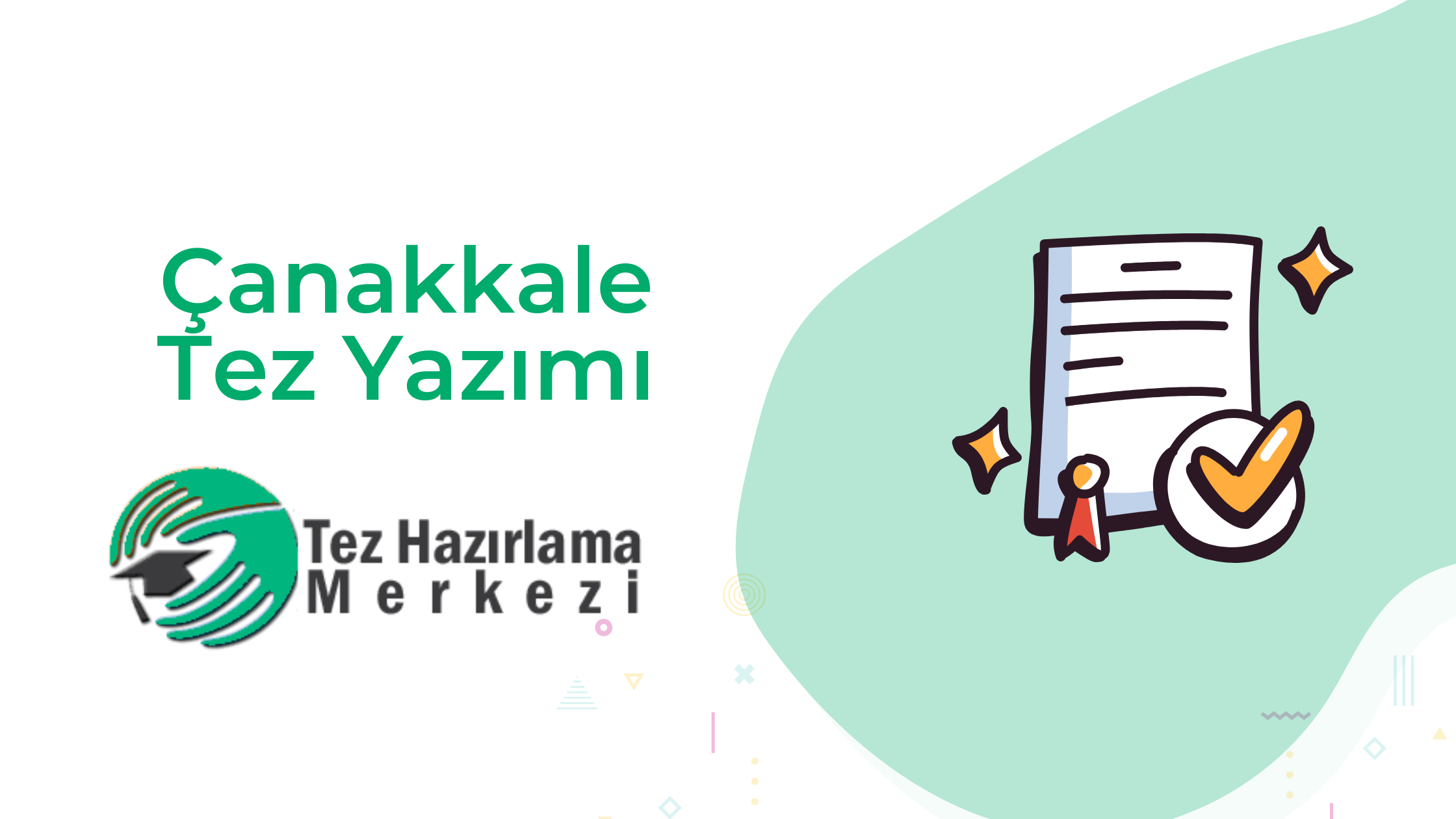 Çanakkale Tez Yazım Merkezi | Çanakkale Onsekiz Mart Üniversitesi Tez Yazdırma