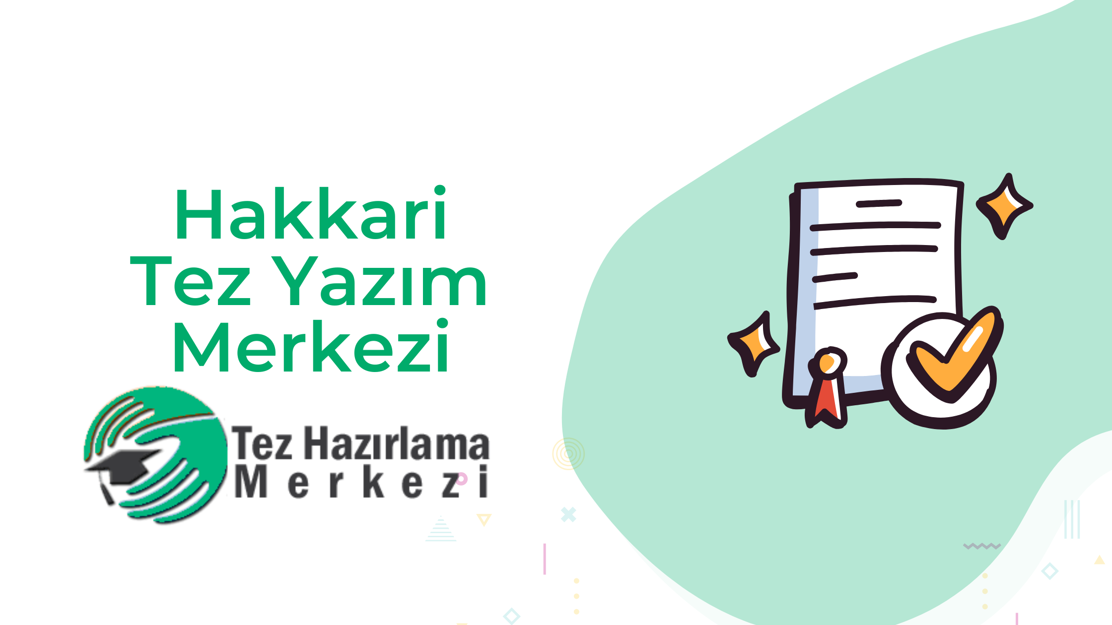 Hakkari Tez Yazım Merkezi | Hakkari Üniversitesi Tez Yazdırma
