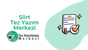 Siirt Tez yazım merkezi