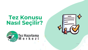 Tez Konusu Nasıl Seçilir?
