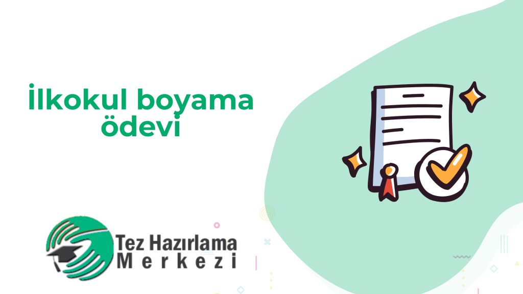 İlkokul boyama ödevi